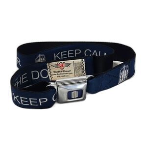 Dr. Who 2012 "Buckle-Down" Brand Adjustable Belt with Seat Belt Style Buckle EUC